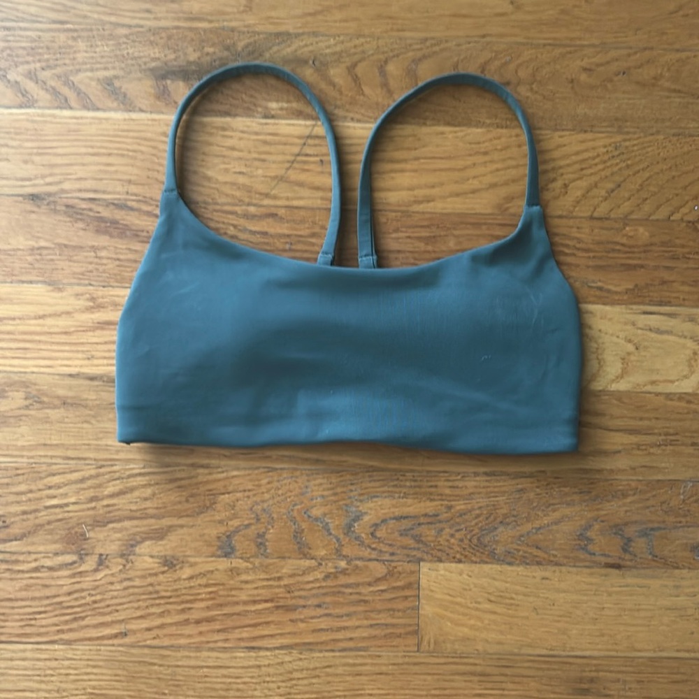 LULULEMON army green sports bra